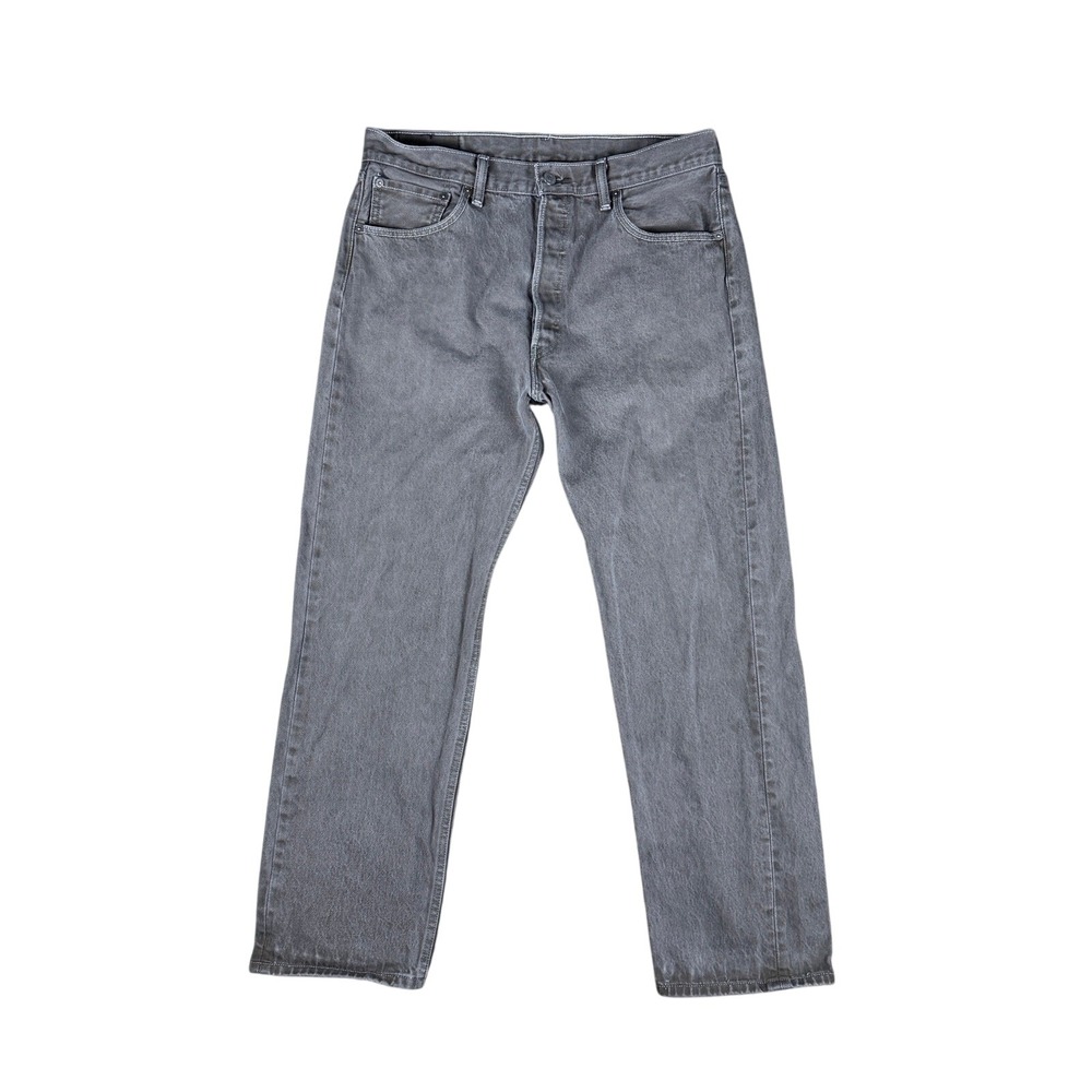 Y2K Levi's 501XX Button Fly Jeans Men's 33x29 Grey Made in Mexico